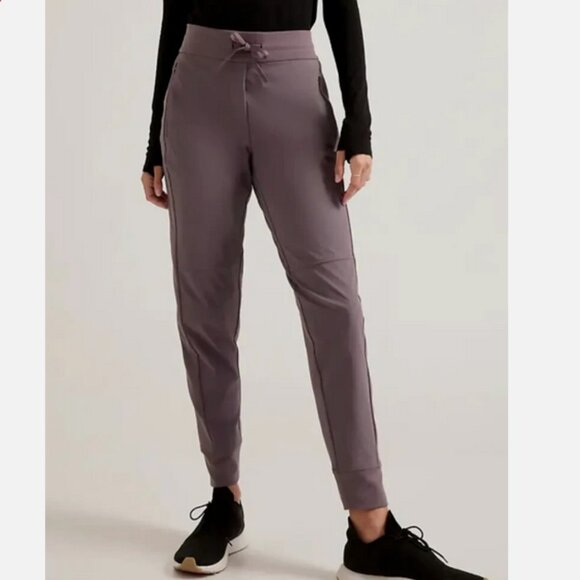 Athleta Headlands Hybrid Jogger Pants Trek Dusk Violet, Size 12 - Picture 1 of 9